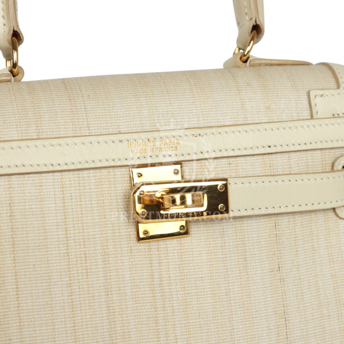 Vintage Hermes Kelly Sellier 20 Parchemin Crinoline and Box GHW — изображение 8