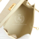 Vintage Hermes Kelly Sellier 20 Parchemin Crinoline and Box GHW