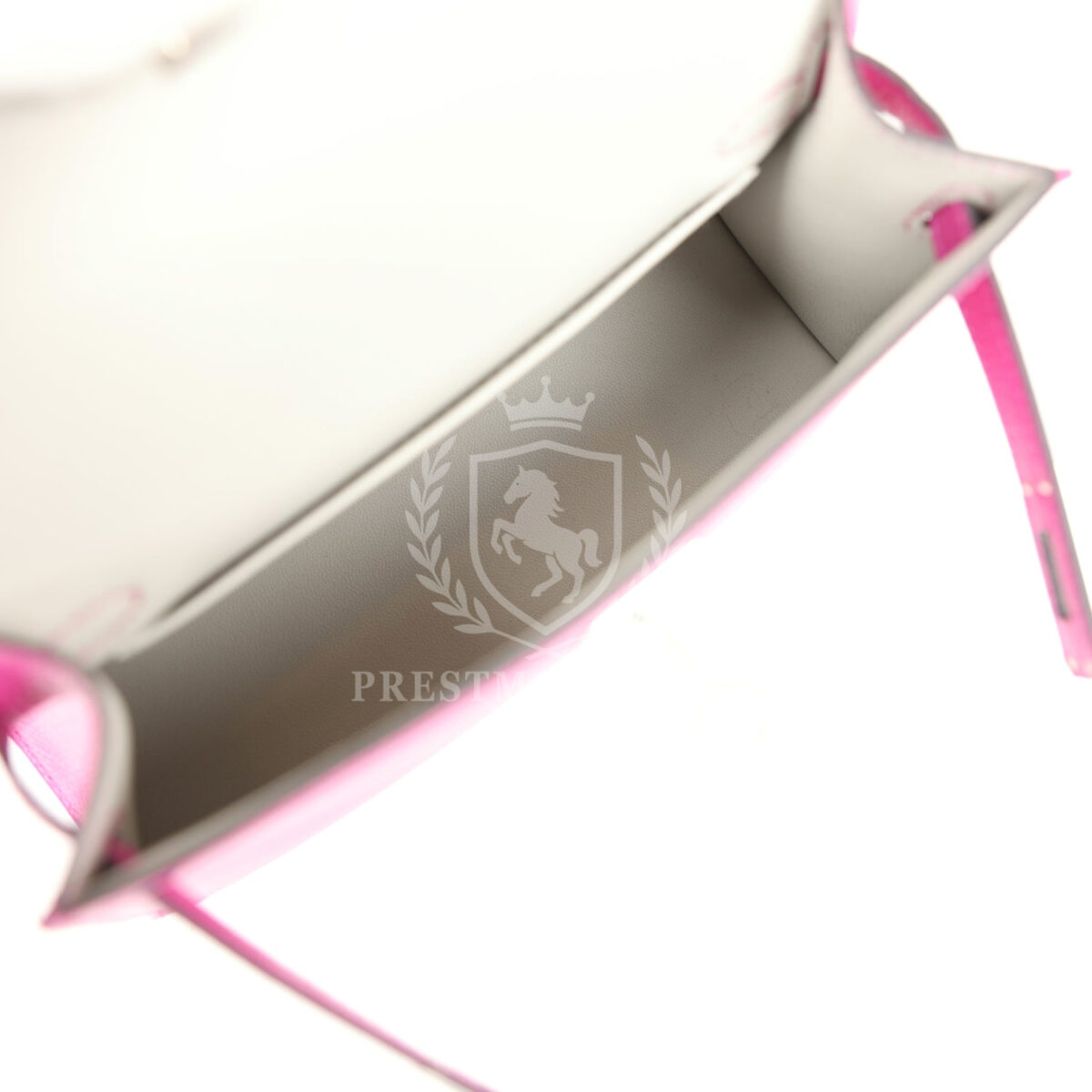 Hermes Special Order (HSS) Kelly Sellier 20 Rose Pourpre Verso Epsom PHW — изображение 8