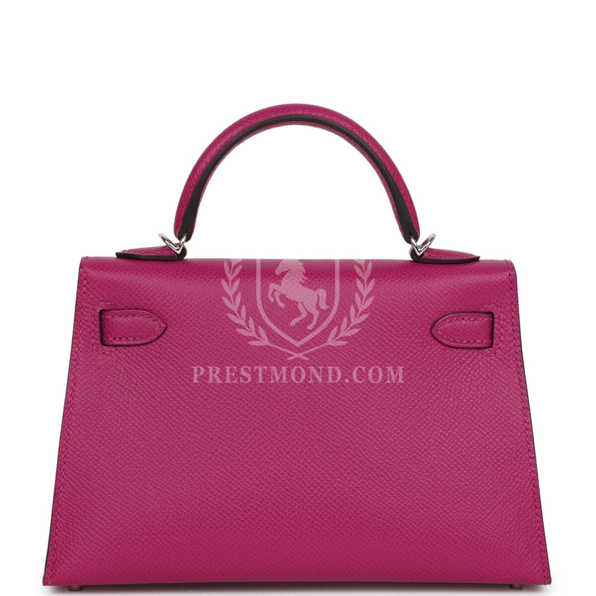 Hermes Special Order (HSS) Kelly Sellier 20 Rose Pourpre Verso Epsom PHW — изображение 4
