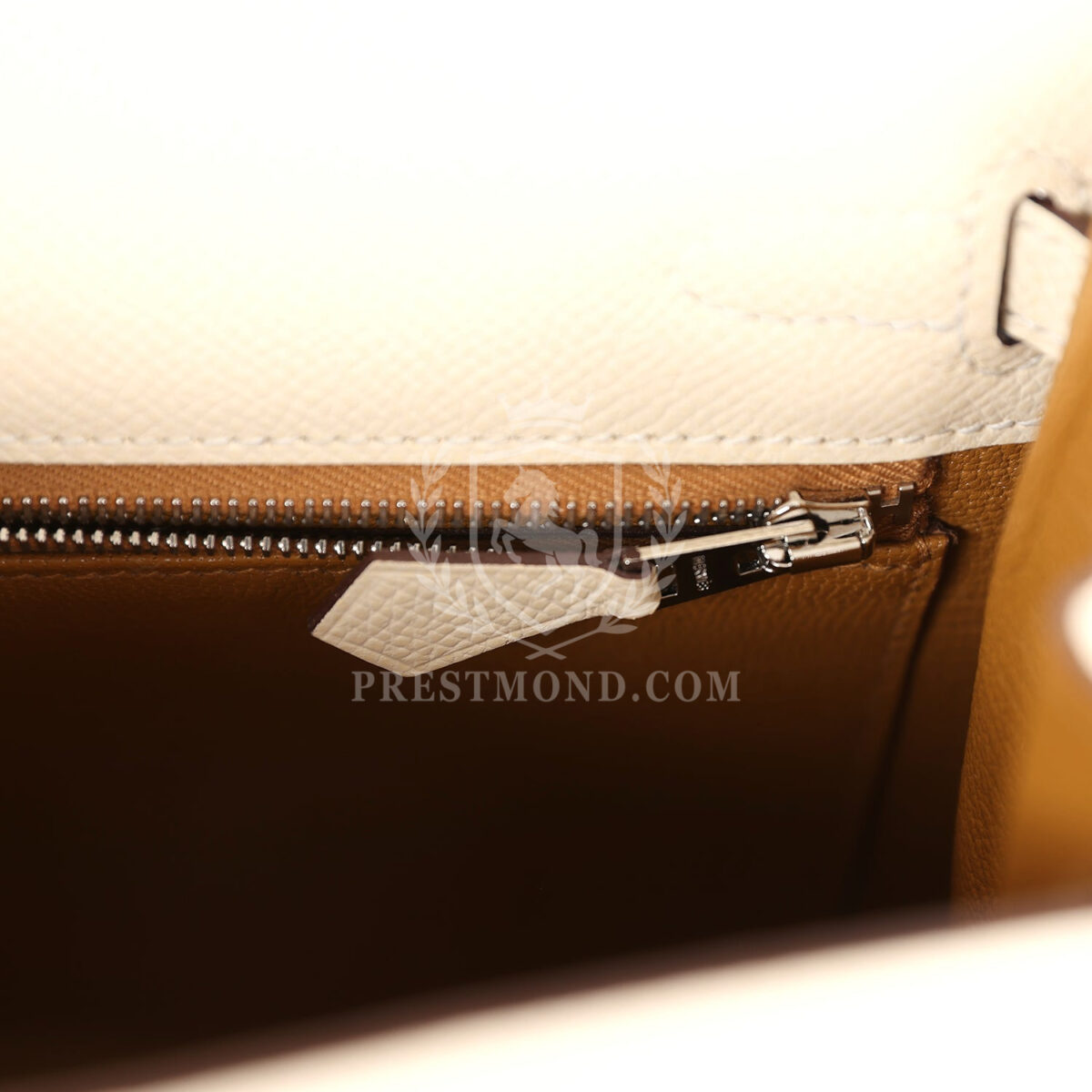 Hermes Kelly Sellier 25 Nata Verso Epsom PHW — изображение 9