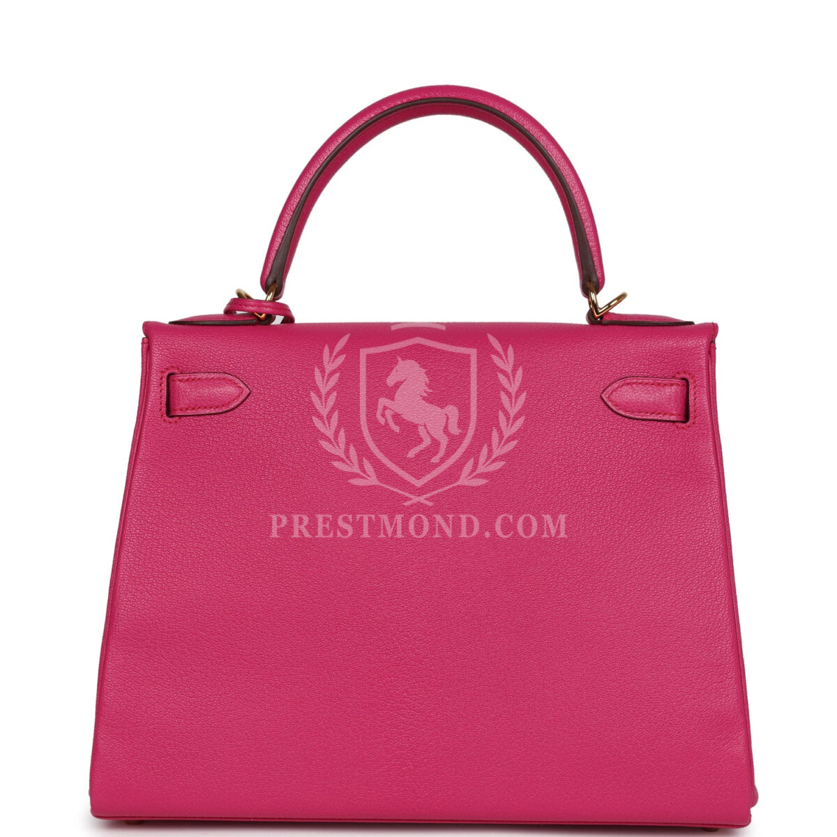 Hermes Kelly Retourne 28 Rose Shocking Chevre GHW — изображение 4