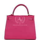 Hermes Kelly Retourne 28 Rose Shocking Chevre GHW
