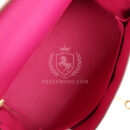 Hermes Kelly Retourne 28 Rose Shocking Chevre GHW