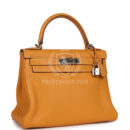 Hermes Kelly Retourne 28 Moutarde Clemence PHW