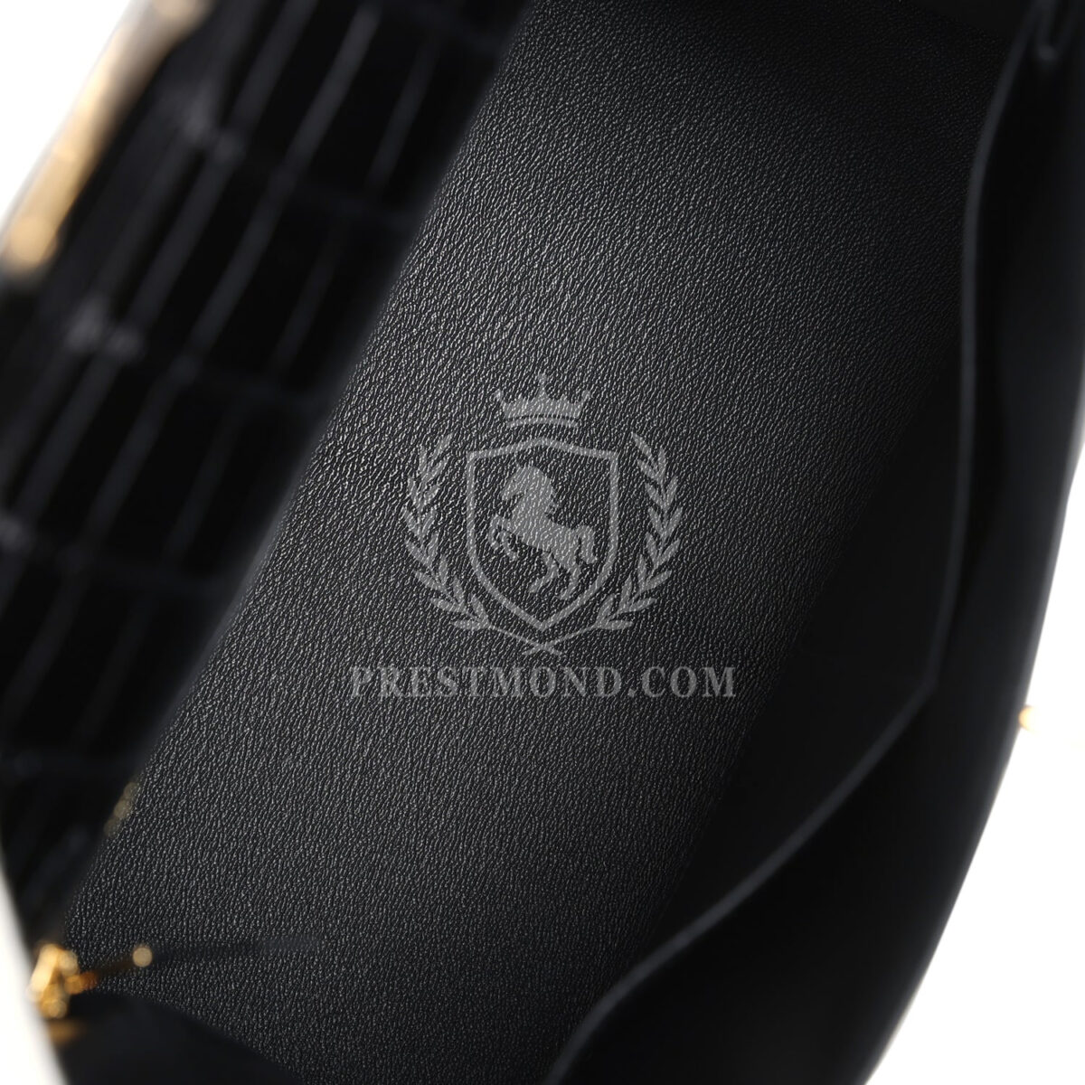 Hermes Kelly Sellier 28 Black Shiny Alligator GHW — изображение 8