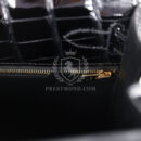 Hermes Kelly Sellier 28 Black Shiny Alligator GHW