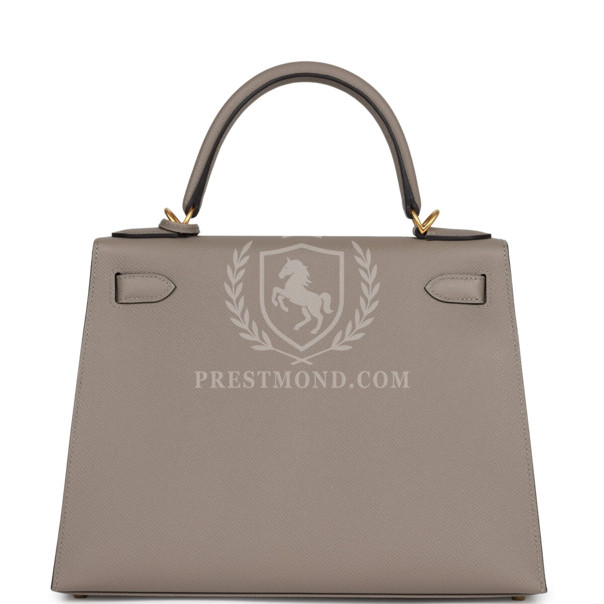 Hermes Special Order (HSS) Kelly Sellier 28 Gris Asphalte Verso Epsom Brushed GHW — изображение 4