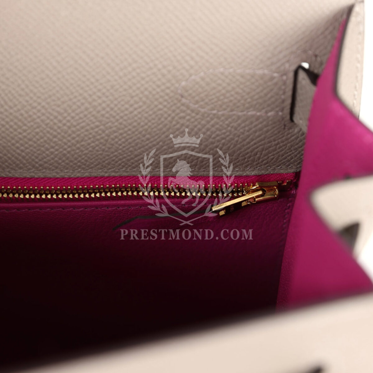 Hermes Special Order (HSS) Kelly Sellier 28 Gris Asphalte Verso Epsom Brushed GHW — изображение 9