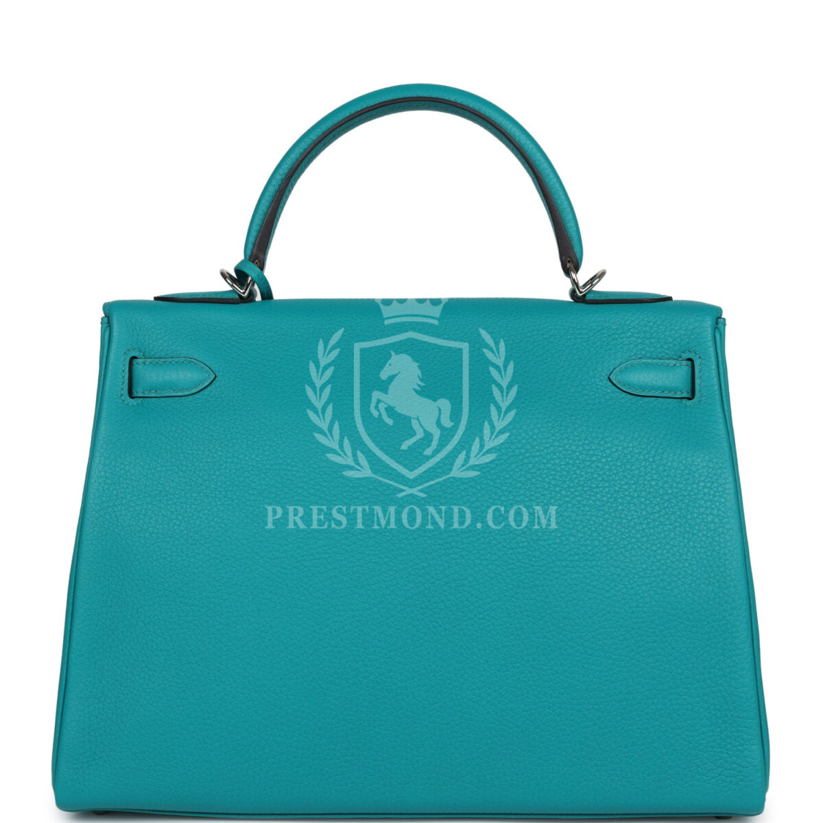 Hermes Kelly Retourne 32 Bleu Paon Clemence PHW — изображение 4