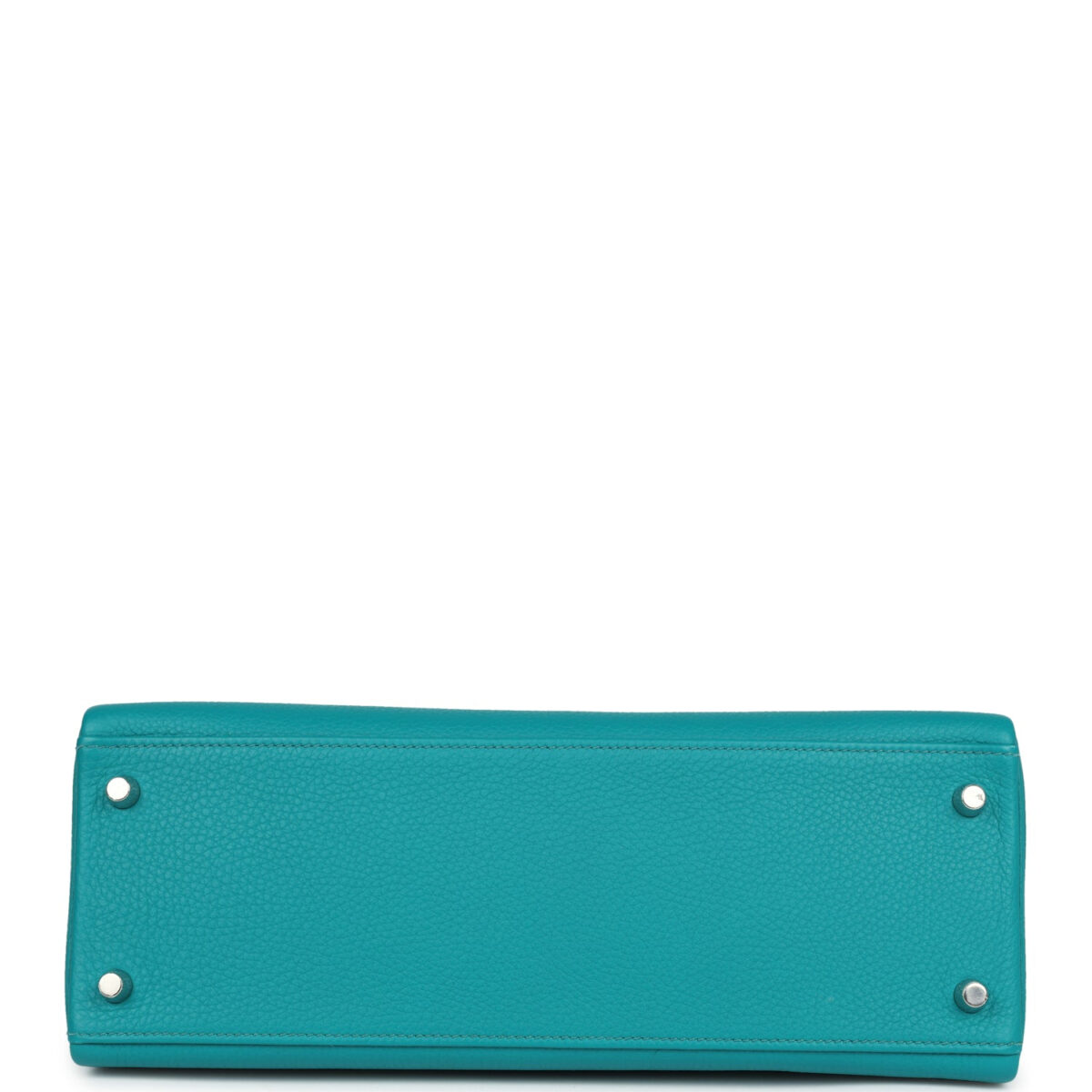 Hermes Kelly Retourne 32 Bleu Paon Clemence PHW — изображение 6