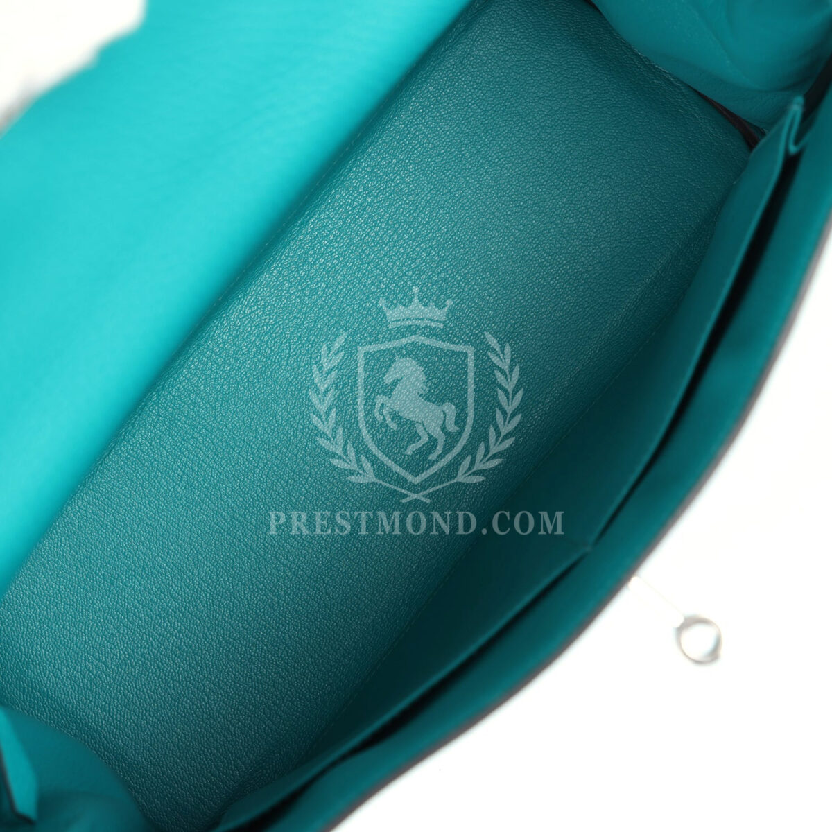 Hermes Kelly Retourne 32 Bleu Paon Clemence PHW — изображение 8