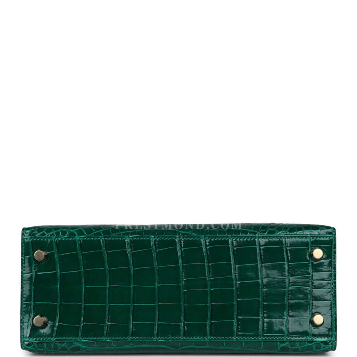 Hermes Kelly Sellier 25 Emerald Shiny Alligator GHW — изображение 6