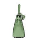 Hermes Special Order (HSS) Kelly Sellier 25 Vert Criquet Verso Epsom PHW