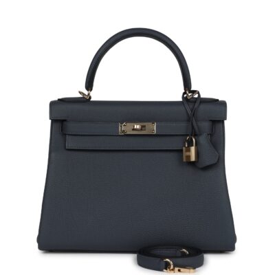 Hermes Kelly Retourne 28 Gris Misty Togo PBHW