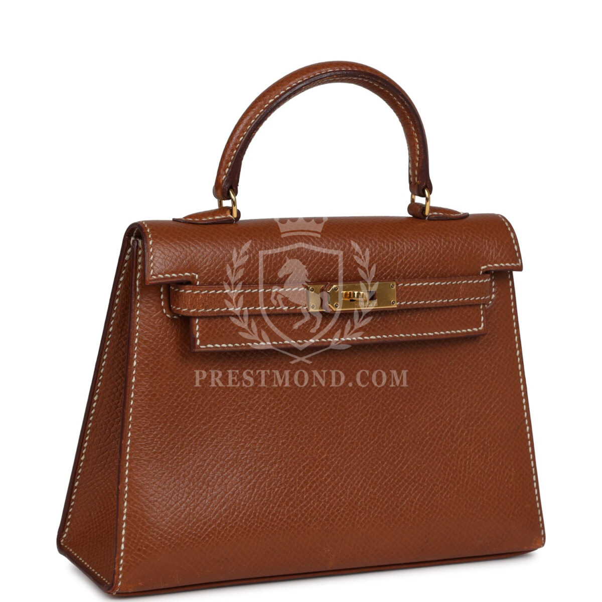 Vintage Hermes Micro Kelly Sellier 15 GHW Courchevel GHW — изображение 2