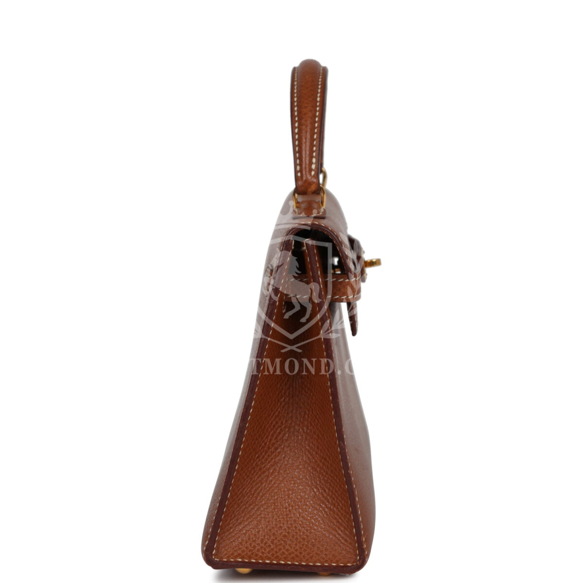 Vintage Hermes Micro Kelly Sellier 15 GHW Courchevel GHW — изображение 3