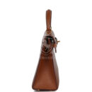 Vintage Hermes Micro Kelly Sellier 15 GHW Courchevel GHW