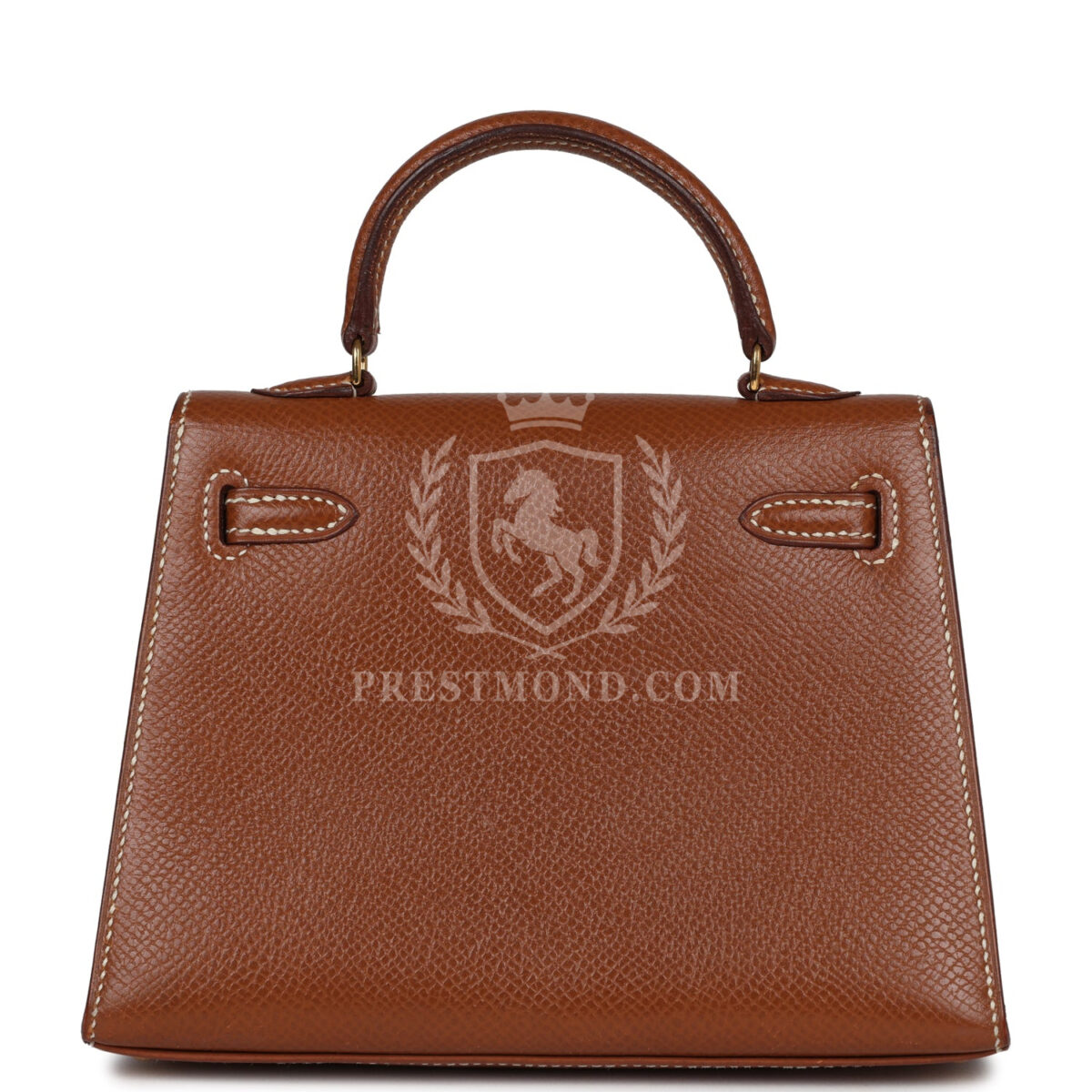 Vintage Hermes Micro Kelly Sellier 15 GHW Courchevel GHW — изображение 4