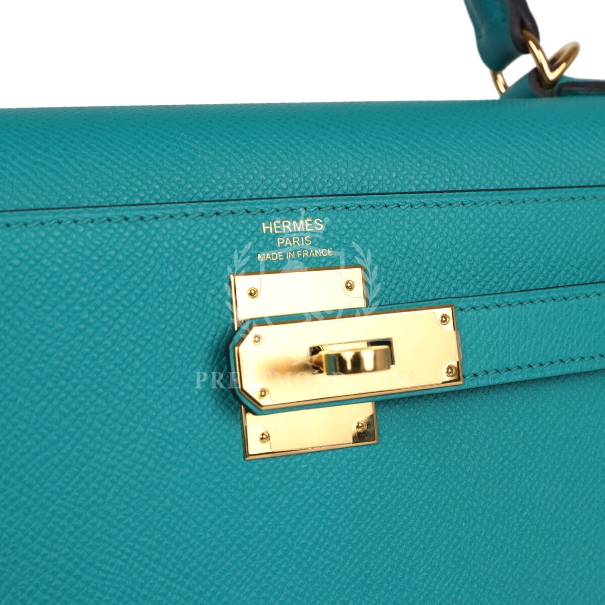 Hermes Kelly Sellier 28 Vert Verone Epsom GHW — изображение 7
