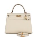 Hermes Kelly Sellier 28 Nata Epsom GHW