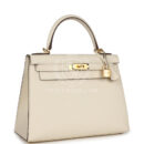 Hermes Kelly Sellier 28 Nata Epsom GHW