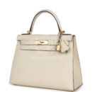 Hermes Kelly Sellier 28 Nata Epsom GHW