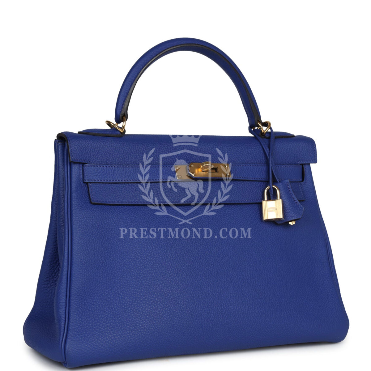 Hermes Kelly Retourne 32 Bleu Electric Togo GHW — изображение 2
