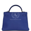 Hermes Kelly Retourne 32 Bleu Electric Togo GHW