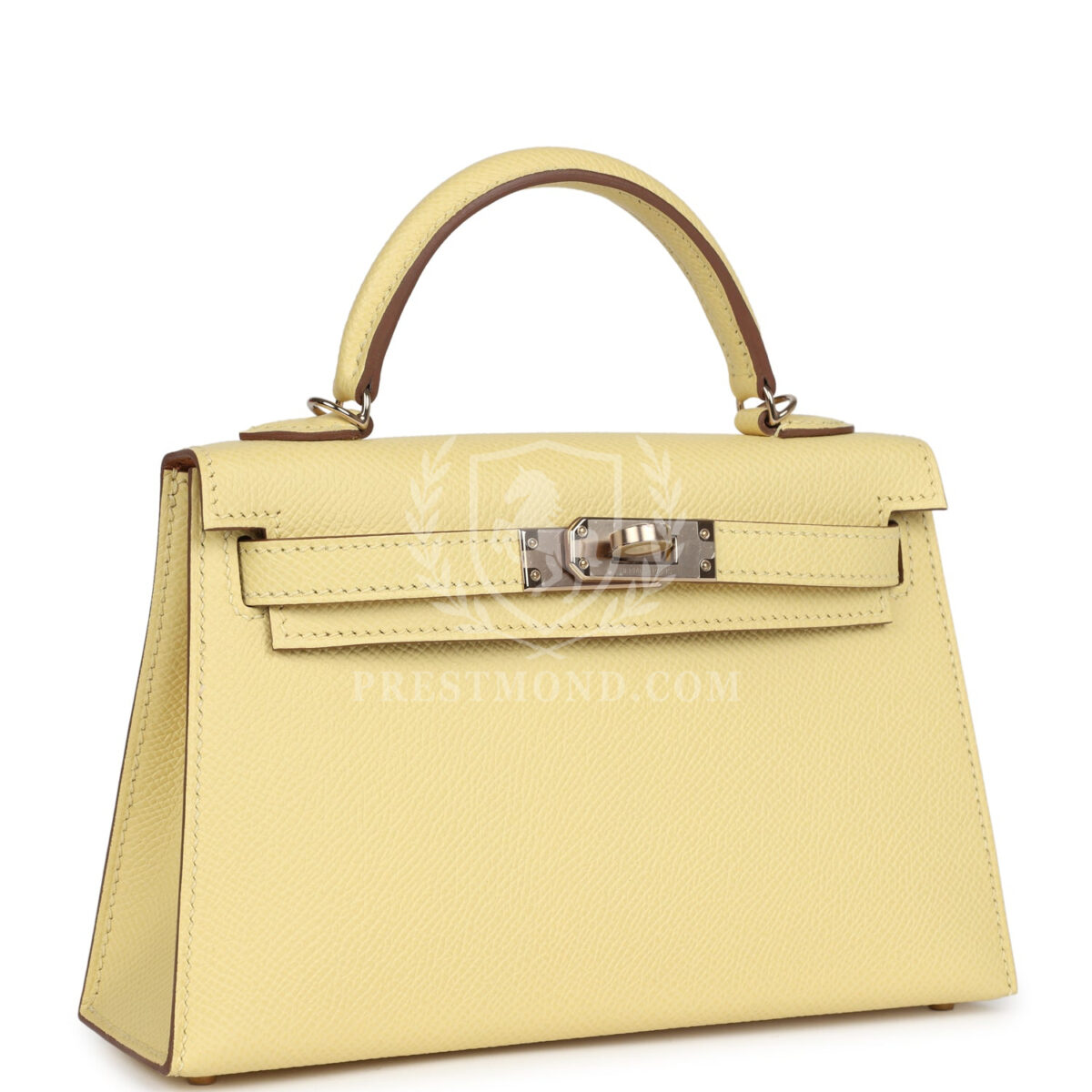Hermes Special Order (HSS) Kelly Sellier 20 Jaune Poussin Verso Epsom PBHW — изображение 2