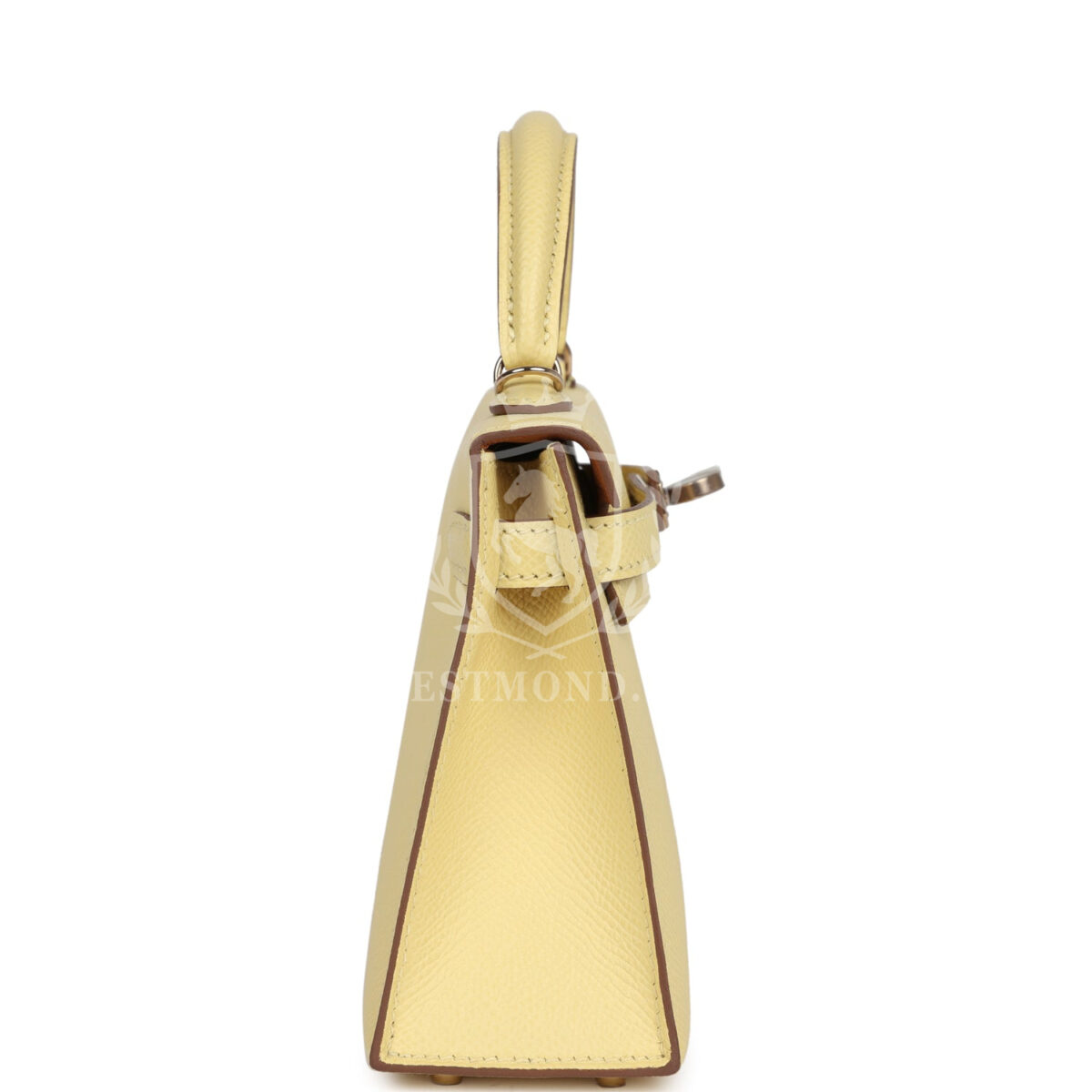 Hermes Special Order (HSS) Kelly Sellier 20 Jaune Poussin Verso Epsom PBHW — изображение 3