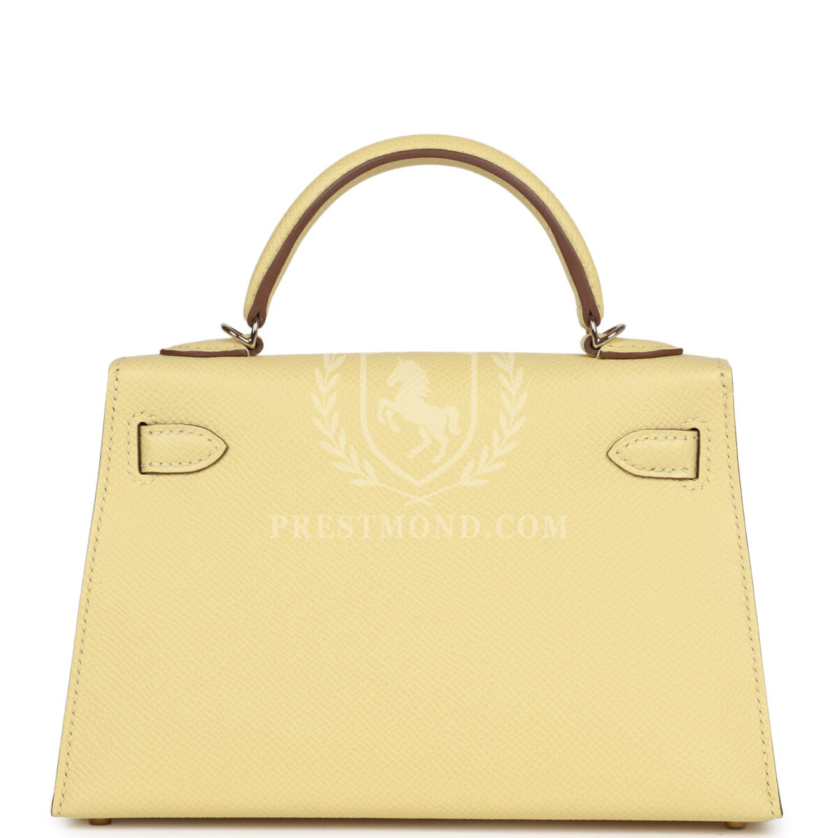 Hermes Special Order (HSS) Kelly Sellier 20 Jaune Poussin Verso Epsom PBHW — изображение 4