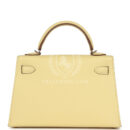 Hermes Special Order (HSS) Kelly Sellier 20 Jaune Poussin Verso Epsom PBHW