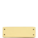 Hermes Special Order (HSS) Kelly Sellier 20 Jaune Poussin Verso Epsom PBHW