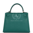 Hermes Kelly Sellier 28 Malachite Epsom GHW