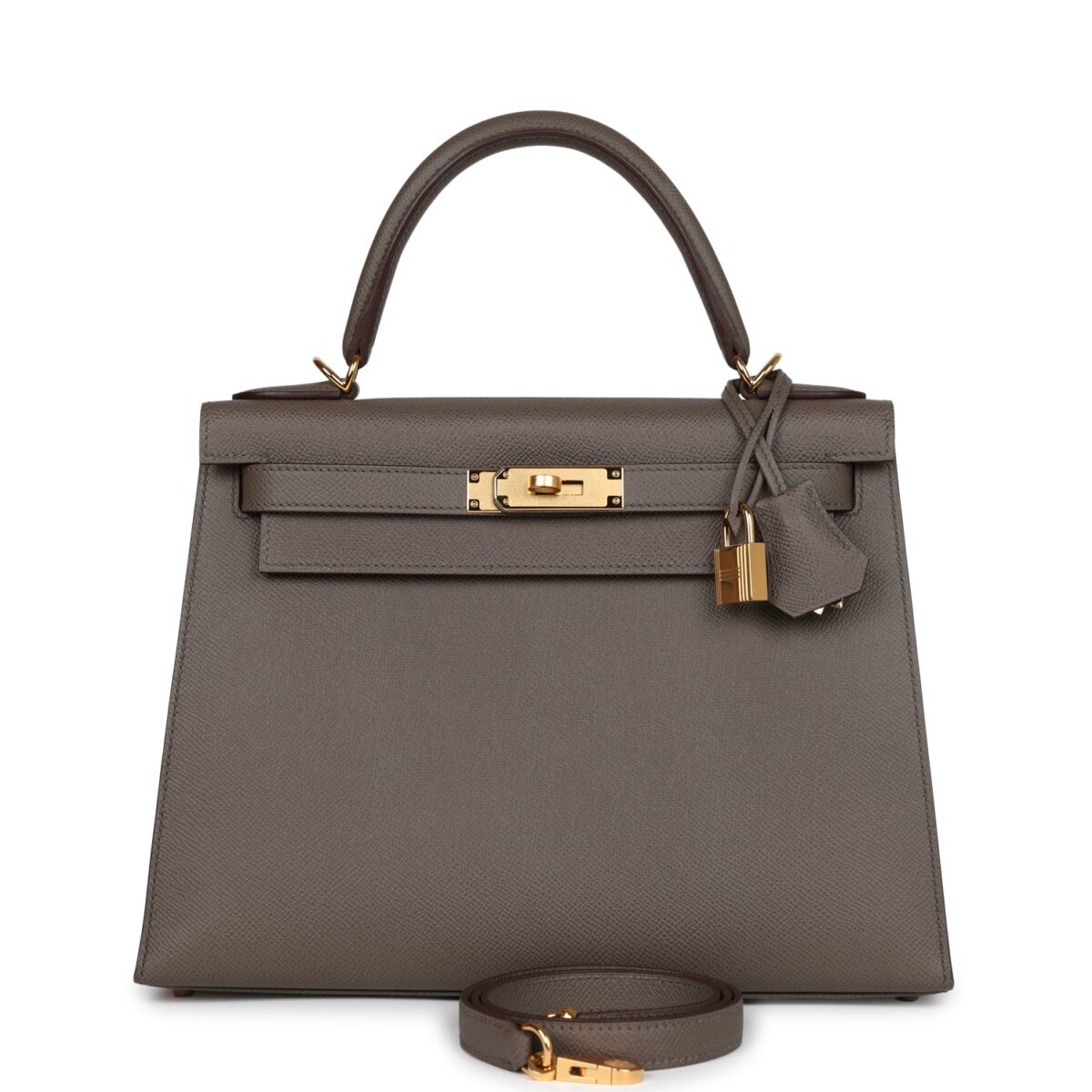 Hermes Kelly Sellier 28 Etain Epsom GHW