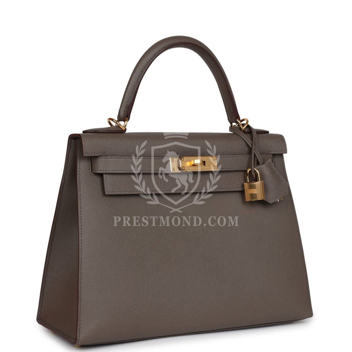 Hermes Kelly Sellier 28 Etain Epsom GHW — изображение 2