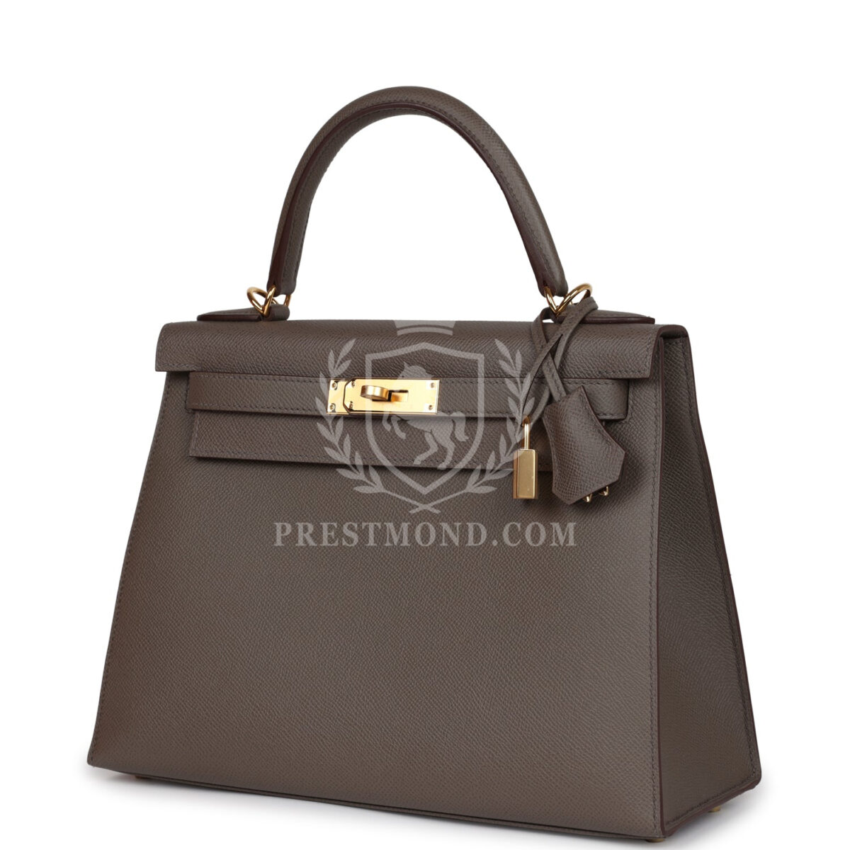 Hermes Kelly Sellier 28 Etain Epsom GHW — изображение 5