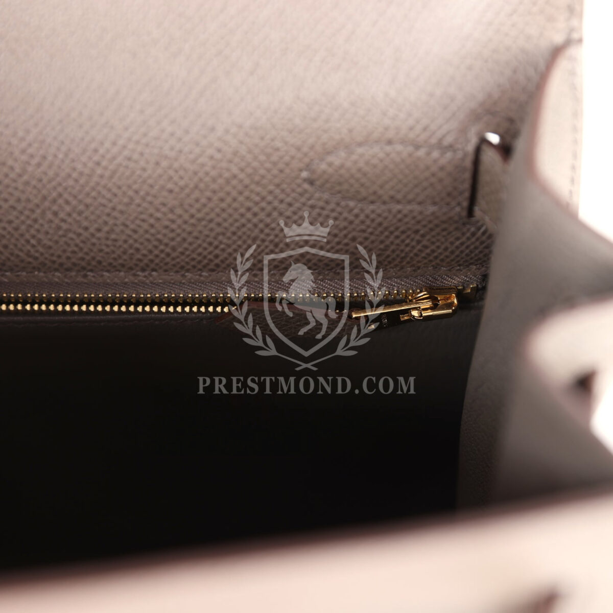 Hermes Kelly Sellier 28 Etain Epsom GHW — изображение 9