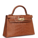 Hermes Kelly Sellier 20 GHW Matte Alligator GHW