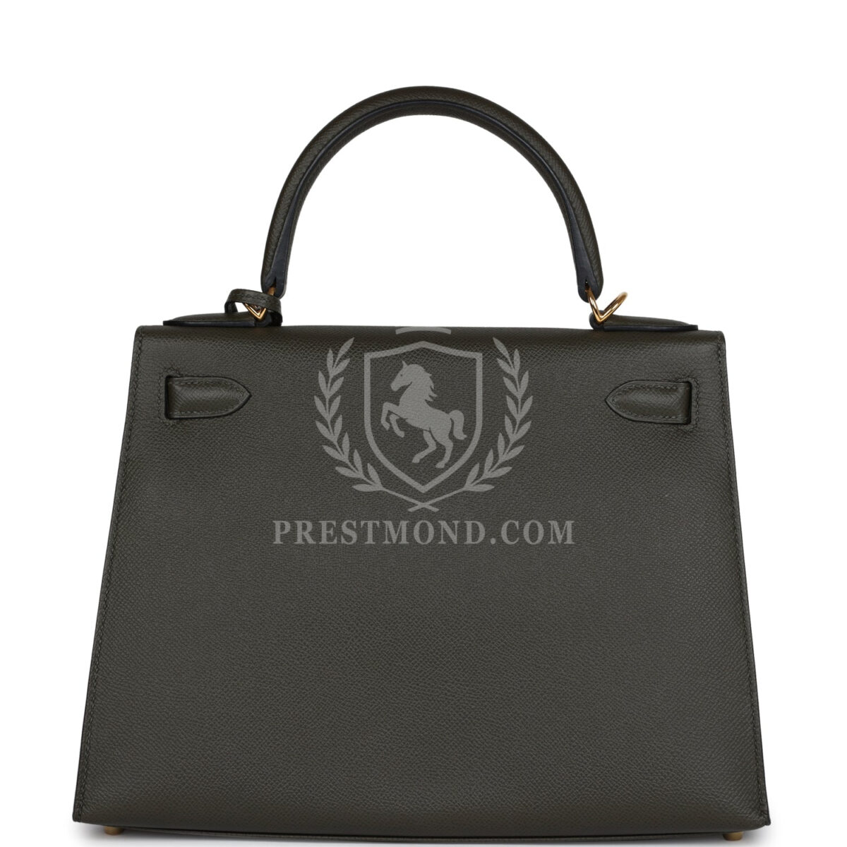 Hermes Kelly Sellier 28 Vert De Gris Epsom GHW — изображение 4