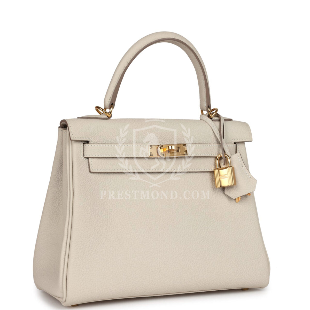 Hermes Kelly Retourne 25 Craie Togo GHW — изображение 2