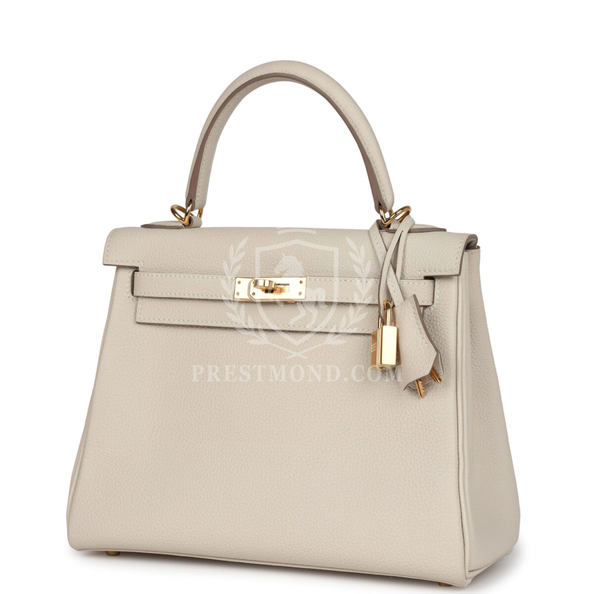 Hermes Kelly Retourne 25 Craie Togo GHW — изображение 5