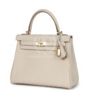 Hermes Kelly Retourne 25 Craie Togo GHW