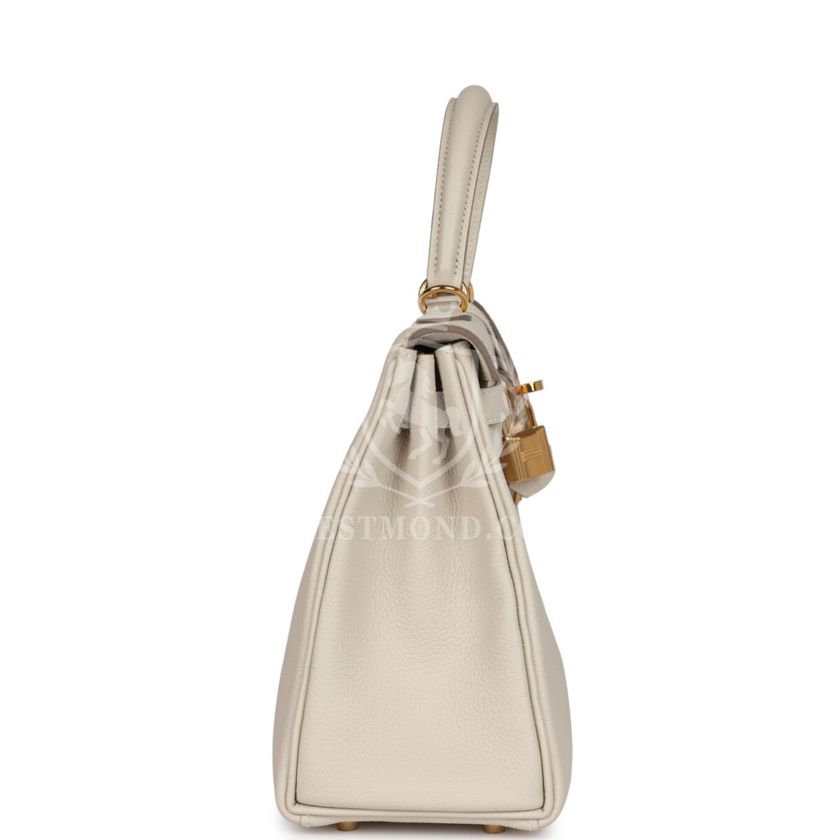 Hermes Kelly Retourne 25 Craie Togo GHW — изображение 3