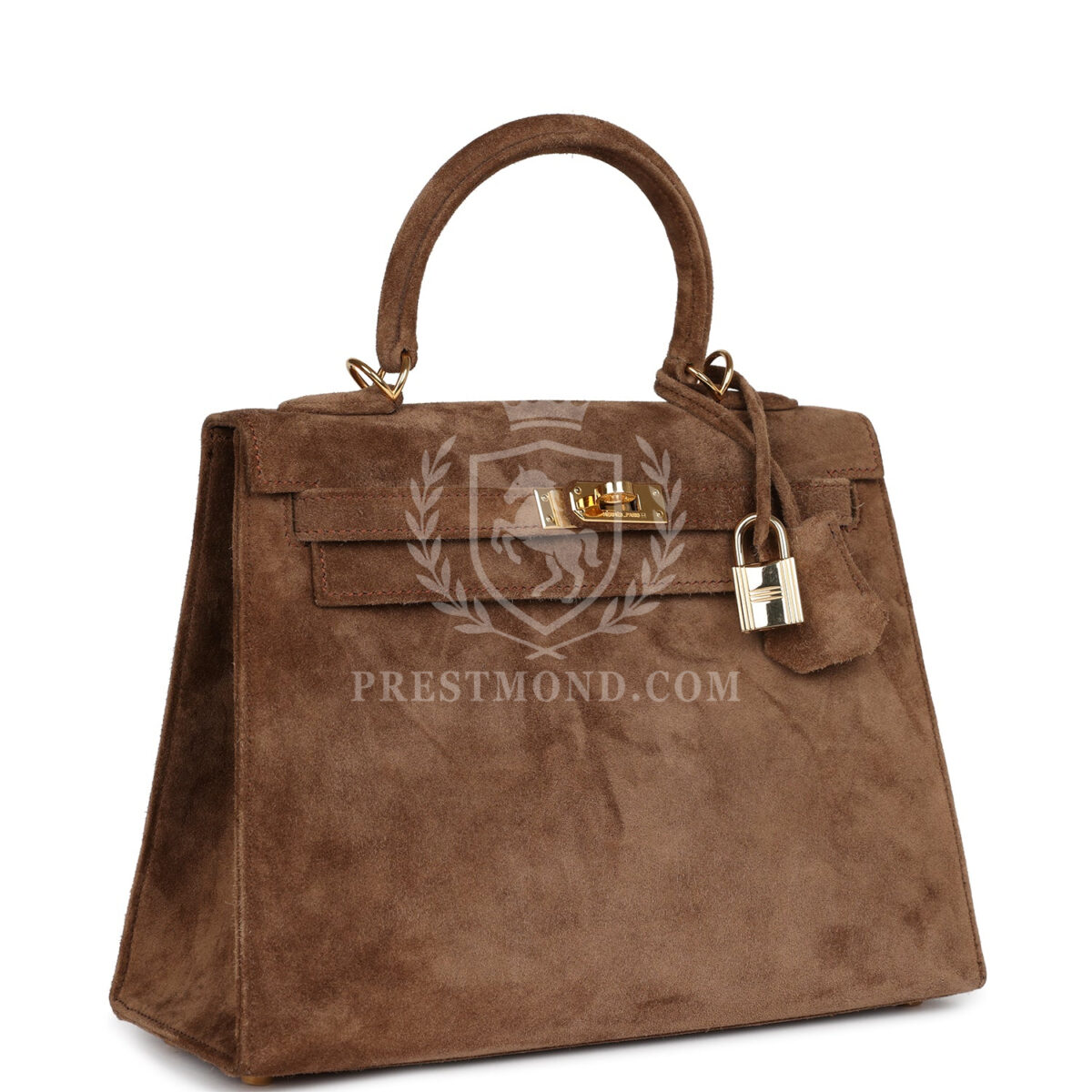 Vintage Hermes Kelly Sellier 25 Brown Doblis GHW — изображение 2