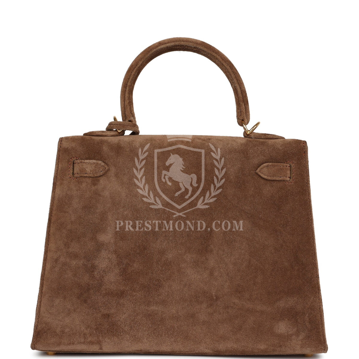 Vintage Hermes Kelly Sellier 25 Brown Doblis GHW — изображение 4