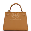 Hermes Kelly Sellier 28 Sesame Epsom GHW