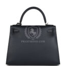 Hermes Special Order (HSS) Kelly Sellier 28 Bleu Obscur Verso Sombrero PHW