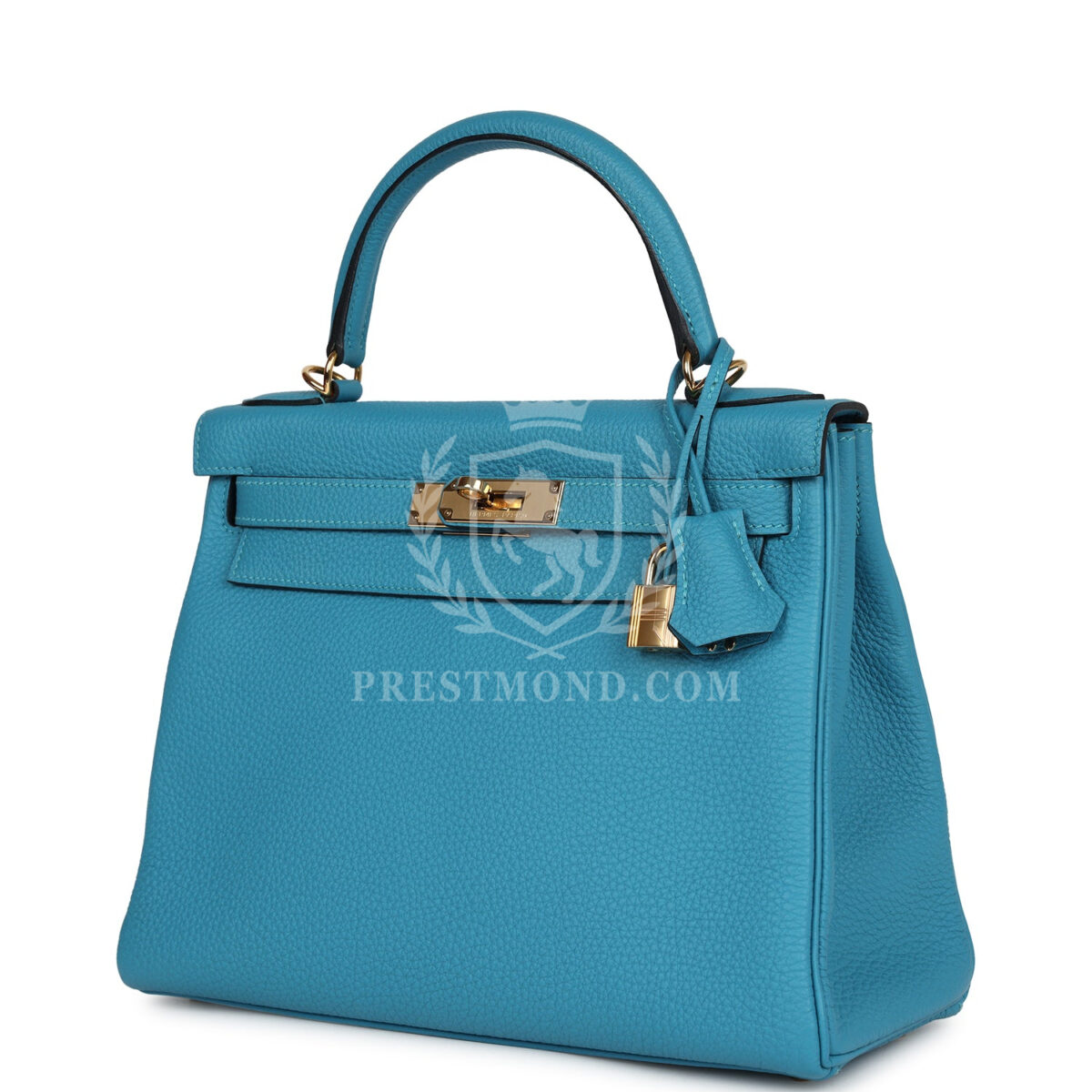 Hermes Kelly Retourne 28 Turquoise Togo GHW — изображение 5